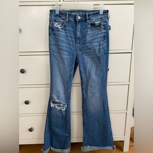 American Eagle Super Hi-Rise Flare Jeans